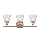 Innovations Lighting Small Cone 3 Light Bath Vanity Light Part Of The Ballston Collection 916-3W-AC-G64