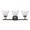 Innovations Lighting Large Cone 3 Light Bath Vanity Light Part Of The Ballston Collection 916-3W-BAB-G42-LED