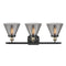 Innovations Lighting Large Cone 3 Light Bath Vanity Light Part Of The Ballston Collection 916-3W-BAB-G43-LED