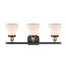 Innovations Lighting Small Cone 3 Light Bath Vanity Light Part Of The Ballston Collection 916-3W-BAB-G61-LED