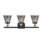 Innovations Lighting Small Cone 3 Light Bath Vanity Light Part Of The Ballston Collection 916-3W-BAB-G63