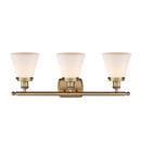 Innovations Lighting Small Cone 3 Light Bath Vanity Light Part Of The Ballston Collection 916-3W-BB-G61-LED