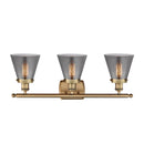 Innovations Lighting Small Cone 3 Light Bath Vanity Light Part Of The Ballston Collection 916-3W-BB-G63