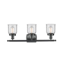 Innovations Lighting Small Bell 3 Light Bath Vanity Light Part Of The Ballston Collection 916-3W-BK-G52-LED