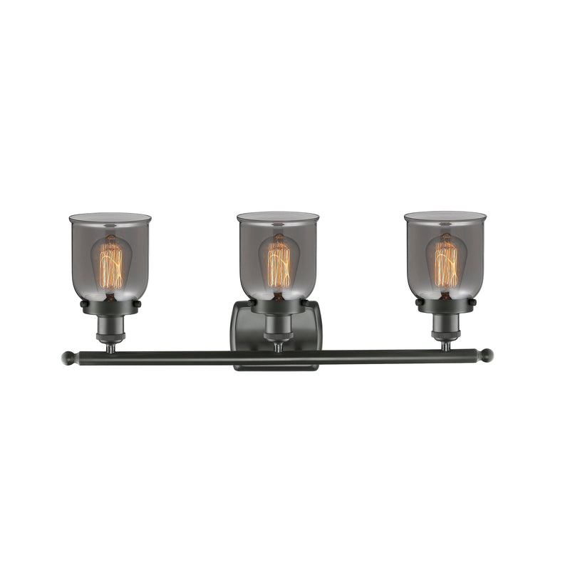 Innovations Lighting Small Bell 3 Light Bath Vanity Light Part Of The Ballston Collection 916-3W-OB-G53-LED