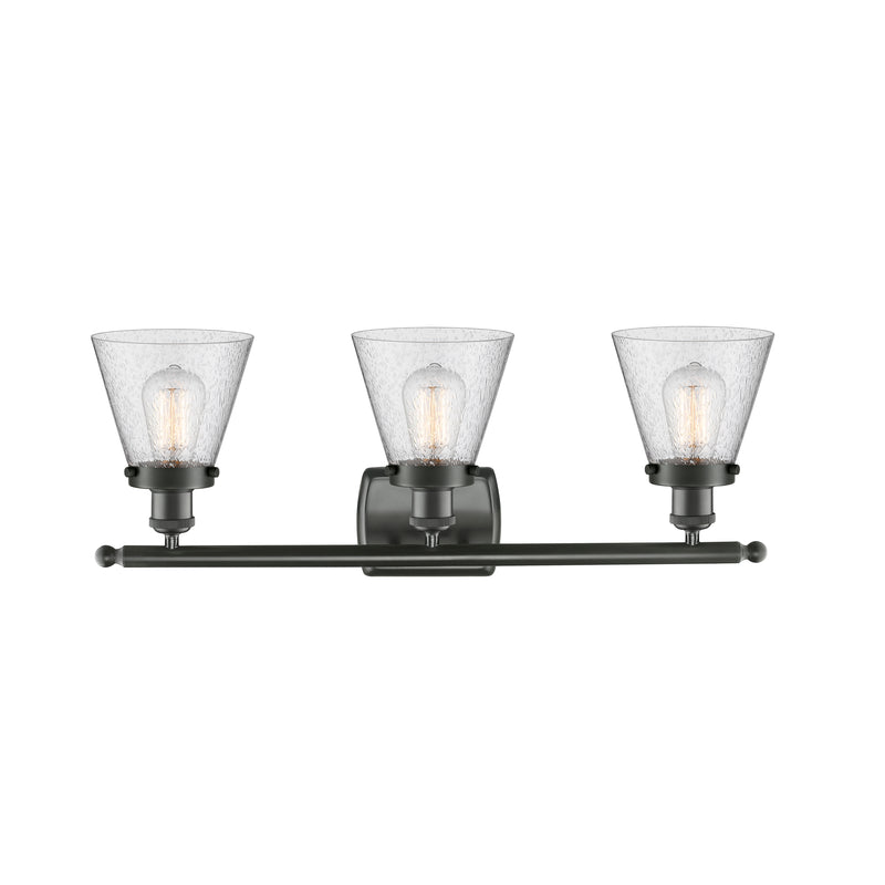 Innovations Lighting Small Cone 3 Light Bath Vanity Light Part Of The Ballston Collection 916-3W-OB-G64-LED