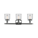 Innovations Lighting Small Bell 3 Light Bath Vanity Light Part Of The Ballston Collection 916-3W-PC-G52-LED