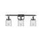 Bell Bath Vanity Light shown in the Polished Chrome finish with a Clear shade