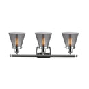 Innovations Lighting Small Cone 3 Light Bath Vanity Light Part Of The Ballston Collection 916-3W-PC-G63-LED