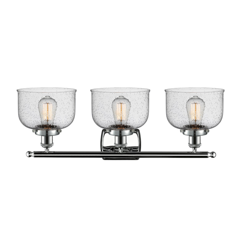 Innovations Lighting Large Bell 3 Light Bath Vanity Light Part Of The Ballston Collection 916-3W-PC-G74-LED