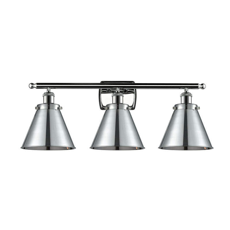 Appalachian Bath Vanity Light shown in the Polished Chrome finish with a Polished Chrome shade