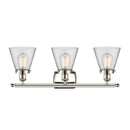 Innovations Lighting Small Cone 3 Light Bath Vanity Light Part Of The Ballston Collection 916-3W-PN-G62-LED