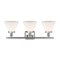 Innovations Lighting Large Cone 3 Light Bath Vanity Light Part Of The Ballston Collection 916-3W-SN-G41-LED