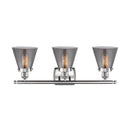 Innovations Lighting Small Cone 3 Light Bath Vanity Light Part Of The Ballston Collection 916-3W-SN-G63-LED