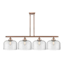 Bell Island Light shown in the Antique Copper finish with a Clear shade