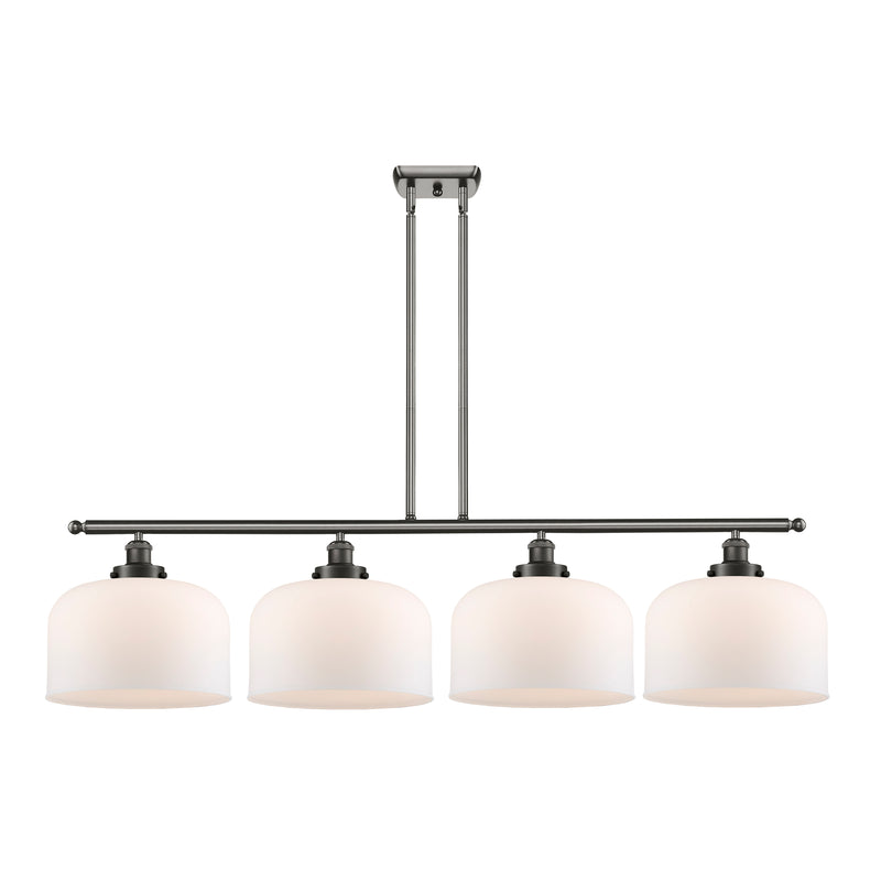 Bell Island Light shown in the Oil Rubbed Bronze finish with a Matte White shade