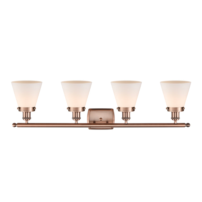 Innovations Lighting Small Cone 4 Light Bath Vanity Light Part Of The Ballston Collection 916-4W-AC-G61-LED