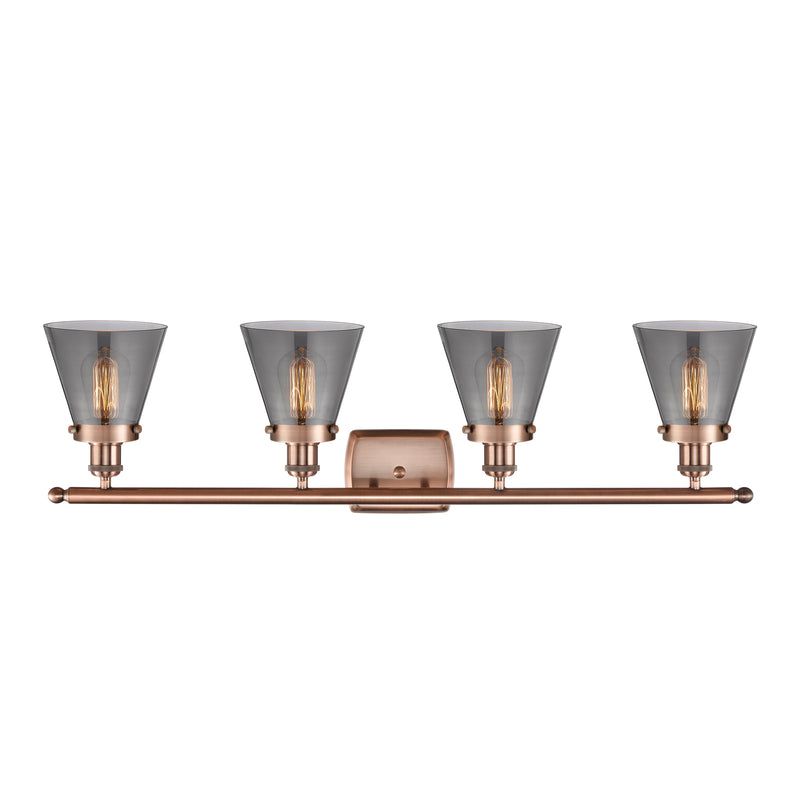 Innovations Lighting Small Cone 4 Light Bath Vanity Light Part Of The Ballston Collection 916-4W-AC-G63-LED