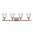 Innovations Lighting Small Cone 4 Light Bath Vanity Light Part Of The Ballston Collection 916-4W-AC-G64