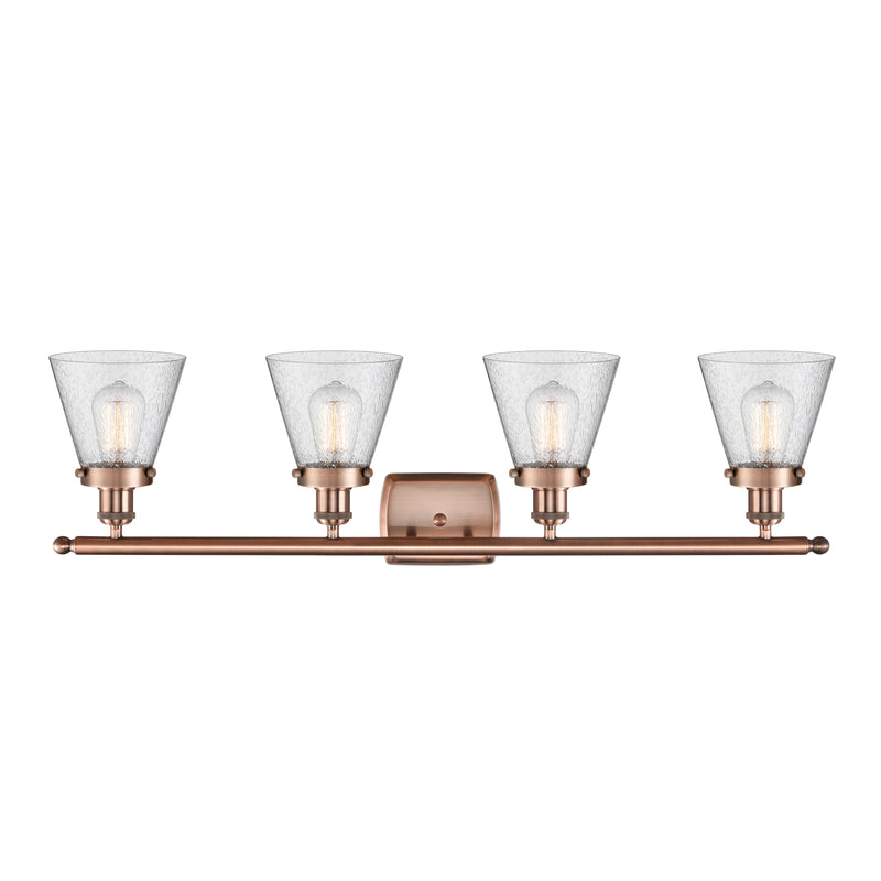 Innovations Lighting Small Cone 4 Light Bath Vanity Light Part Of The Ballston Collection 916-4W-AC-G64