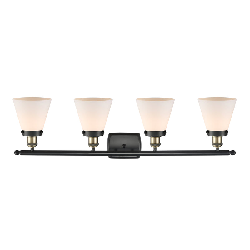 Innovations Lighting Small Cone 4 Light Bath Vanity Light Part Of The Ballston Collection 916-4W-BAB-G61-LED