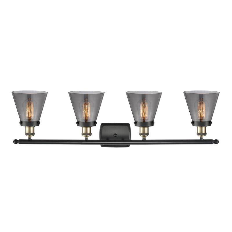 Innovations Lighting Small Cone 4 Light Bath Vanity Light Part Of The Ballston Collection 916-4W-BAB-G63