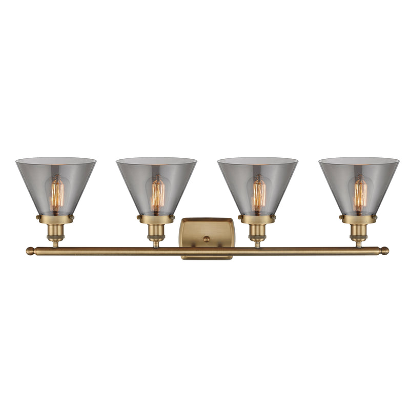 Innovations Lighting Large Cone 4 Light Bath Vanity Light Part Of The Ballston Collection 916-4W-BB-G43-LED