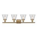 Innovations Lighting Small Cone 4 Light Bath Vanity Light Part Of The Ballston Collection 916-4W-BB-G62