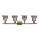 Innovations Lighting Small Cone 4 Light Bath Vanity Light Part Of The Ballston Collection 916-4W-BB-G63