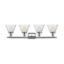 Innovations Lighting Large Cone 4 Light Bath Vanity Light Part Of The Ballston Collection 916-4W-PC-G42-LED