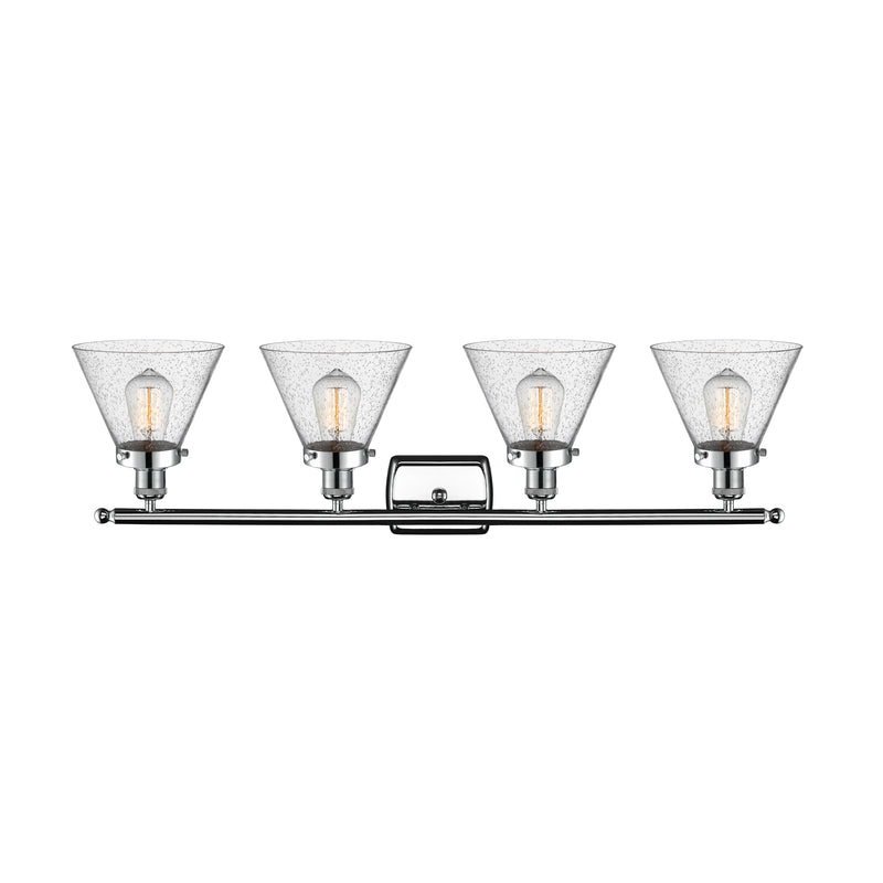 Innovations Lighting Large Cone 4 Light Bath Vanity Light Part Of The Ballston Collection 916-4W-PC-G44-LED