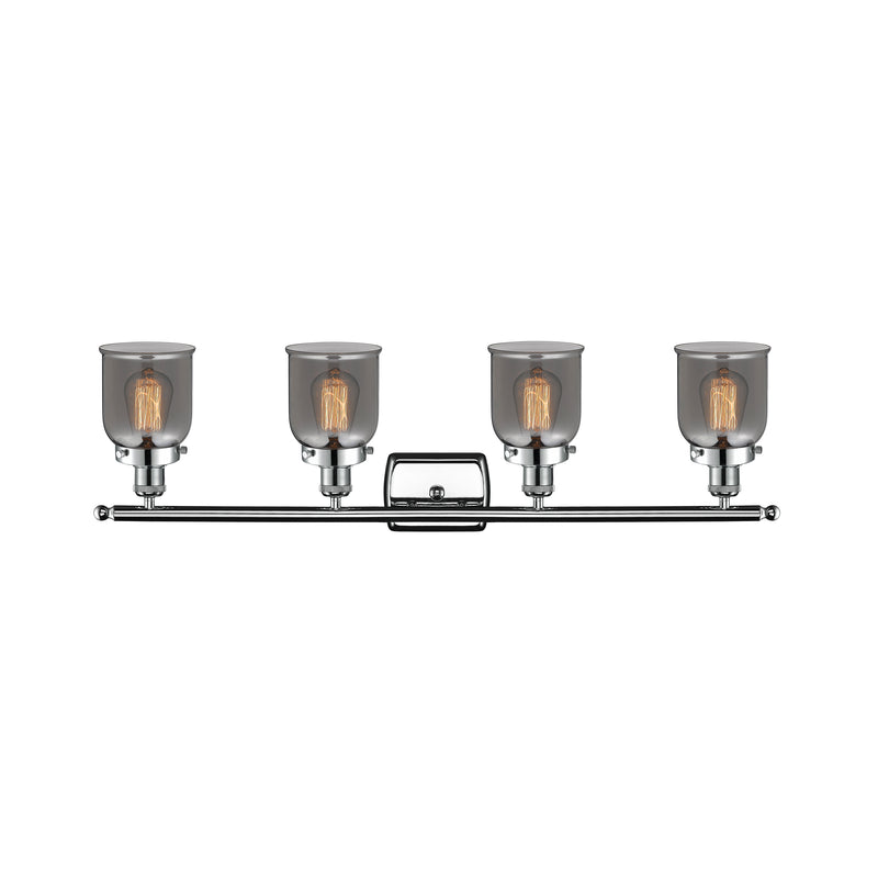 Innovations Lighting Small Bell 4 Light Bath Vanity Light Part Of The Ballston Collection 916-4W-PC-G53-LED