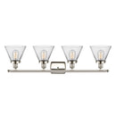 Innovations Lighting Large Cone 4 Light Bath Vanity Light Part Of The Ballston Collection 916-4W-PN-G42-LED