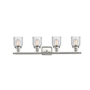 Innovations Lighting Small Bell 4 Light Bath Vanity Light Part Of The Ballston Collection 916-4W-SN-G54-LED