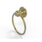 Allied Brass Mercury Collection Towel Ring with Groovy Accent 916G-SBR