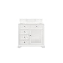 James Martin Savannah 36" Single Vanity Cabinet Bright White 238-104-V36-BW