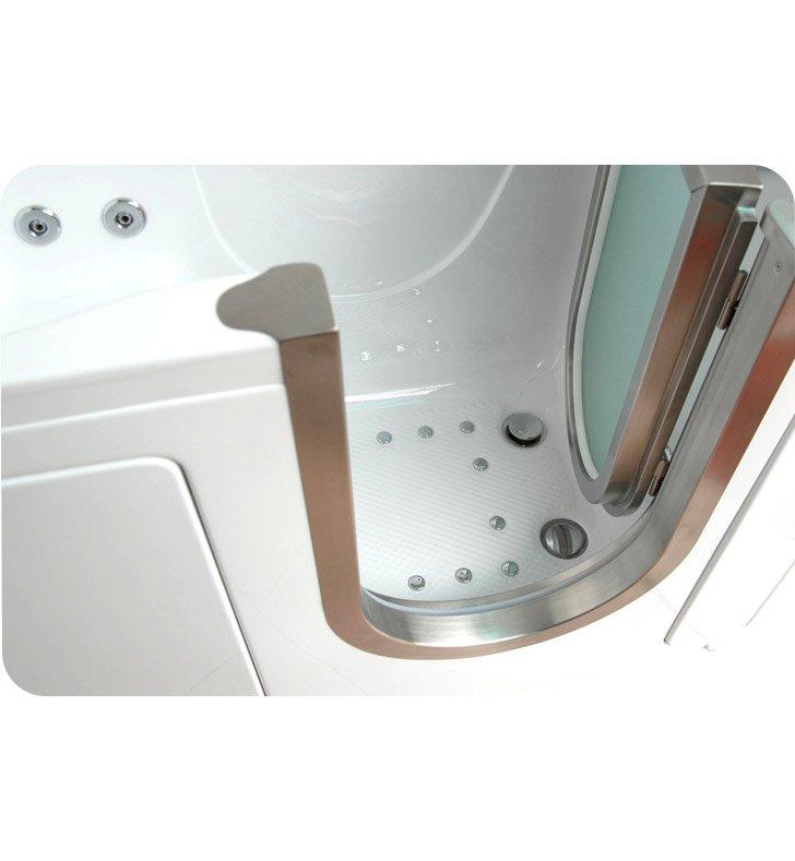 Ella's Bubbles Deluxe Dual Air and Hydro Massage Walk In Tub