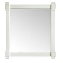 James Martin Brittany 72" Bright White Double Vanity with 3 cm Carrara Marble Top 650-V72-BW-3CAR