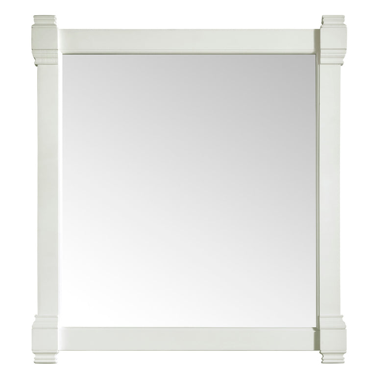 James Martin Brittany 60" Bright White Single Vanity with 3 cm Ethereal Noctis Quartz Top 650-V60S-BW-3ENC