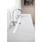 James Martin Mercer Island 72" Double Vanity Latte Oak with Glossy White Composite Top 389-V72D-LTO-A-GW