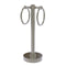 Allied Brass Vanity Top 2 Towel Ring Guest Towel Holder 953-SN