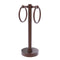 Allied Brass Vanity Top 2 Towel Ring Guest Towel Holder with Dotted Accents 953D-CA