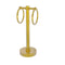 Allied Brass Vanity Top 2 Towel Ring Guest Towel Holder with Twisted Accents 953T-PB