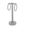 Allied Brass Vanity Top 2 Towel Ring Guest Towel Holder with Twisted Accents 953T-SN