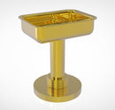 Allied Brass Vanity Top Soap Dish with Groovy Accents 956G-PB