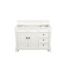 James Martin Brookfield 48" Bright White Single Vanity 147-V48-BW