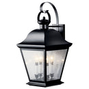 Kichler Mount Vernon 4 Light Wall Light Black 9704BK