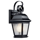 Kichler Mount Vernon 12.5" 1 Light Wall Light Black 9707BK