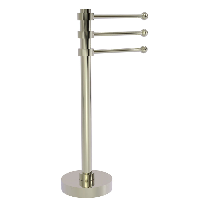 Allied Brass Vanity Top 3 Swing Arm Guest Towel Holder 973-PNI