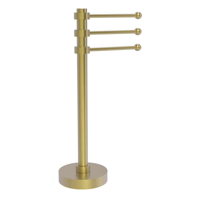 Allied Brass Vanity Top 3 Swing Arm Guest Towel Holder 973-SBR